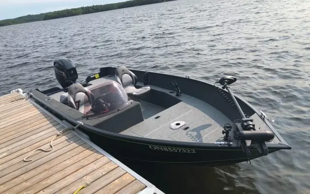The Legend XTE fishing boat at the dock