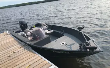 The Legend XTE fishing boat at the dock