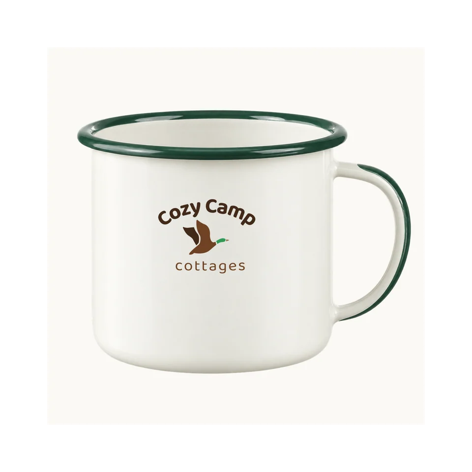 The Morning Camp Mug in Ivory, whole product, product concept