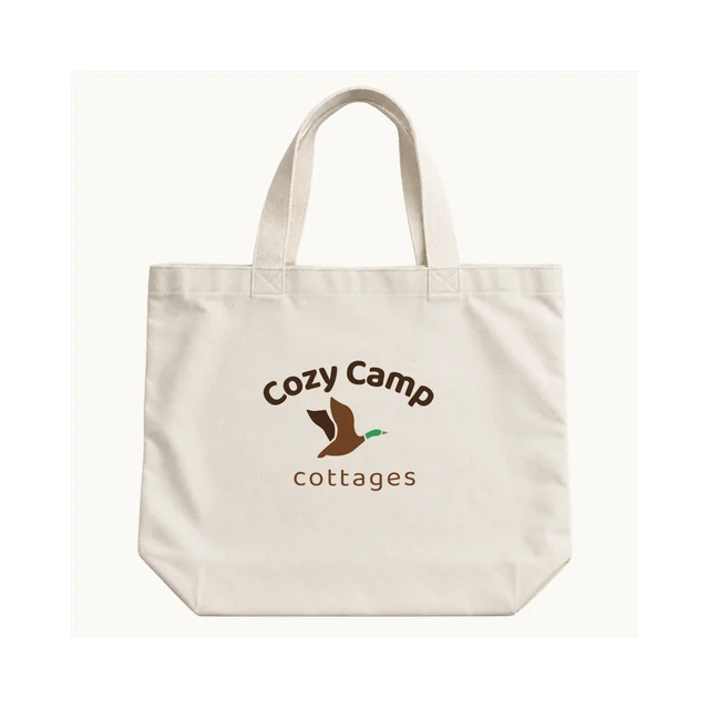 The Weekend Beach Bag in Ivory, front, product concept